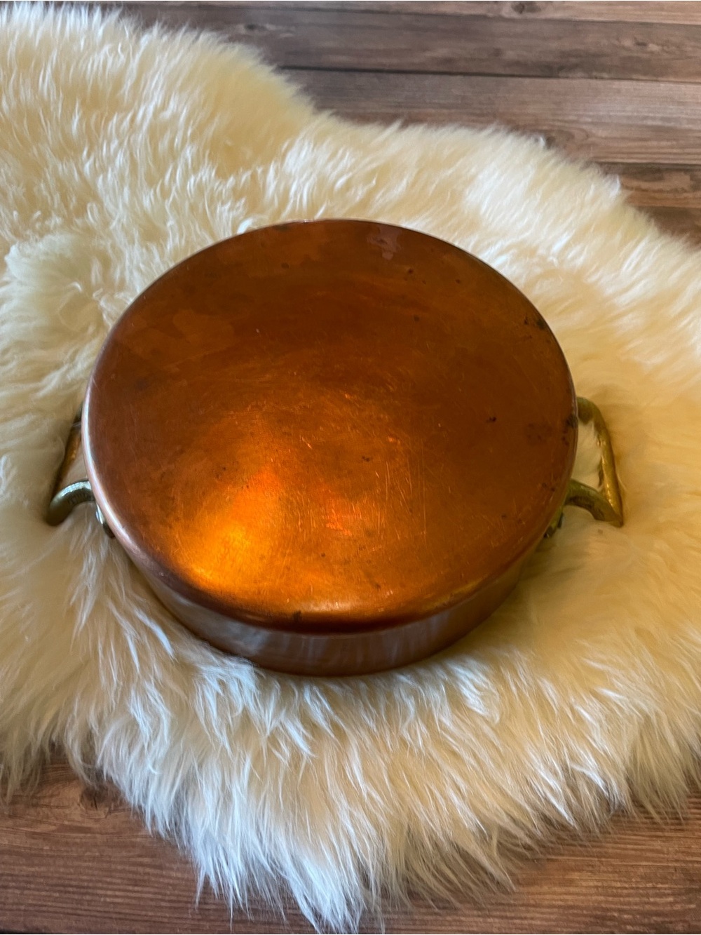 VTG French Copper Rondeau ~ France - Picture 3 of 9